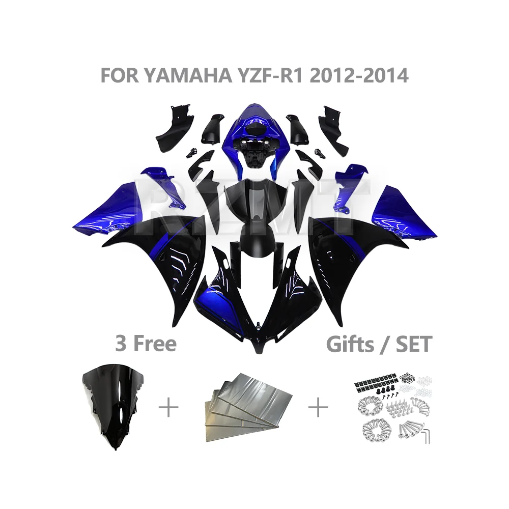 

Комплект обтекателя мотоцикла для YAMAHA R1 YZF 2012-2014 YZF-R1, индивидуальные полностью ABS инъекционные пластиковые детали, комплект кузова Y1013-109a