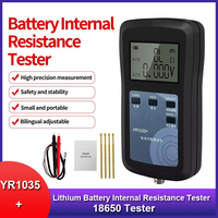 4-Wire YR1035+ Automotive Battery Analyzer Lithium Battery Internal Resistance Tester High-Precision Battery Tester 18650 Tester