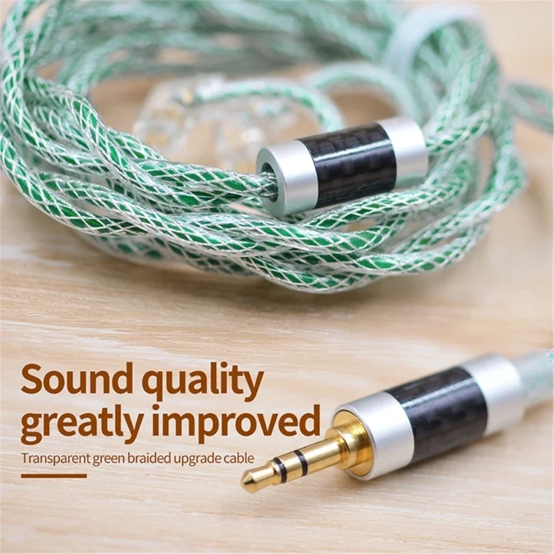 

Durable Cable for KZZS10PRO ZSN EDXZEX PROZAS ZAXASF Earphones Stable Connection and Improved Sound Transmission