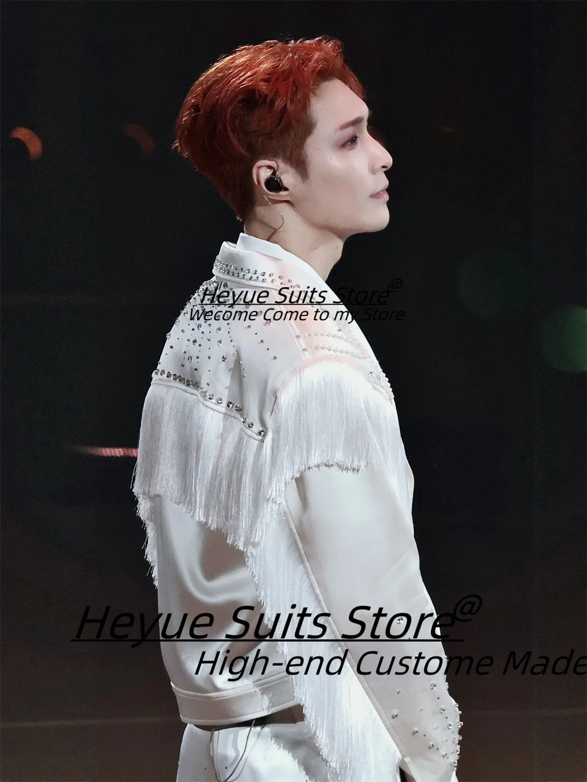 

Роскошные мужские костюмы для танцевальных выступлений, облегающие костюмы по индивидуальному заказу с зубчатыми лацканами, свадебные комплекты из 2 предметов для жениха, мужские вечерние пиджаки Csotume Homme