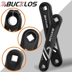 BUCKLOS Bike Crank Arm Square/Diamond/Spline Hole Cranks Aluminum Alloy E-Bike Crank 152mm 170mm 175mm Bicycle Crankset Parts