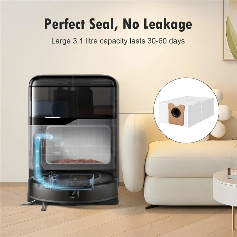 -A89Z 16 упаковок мешков для пыли для Eufy C20 Omni, C10, автоматически пустые мешки, прочные и долговечные аксессуары для эффективной очистки