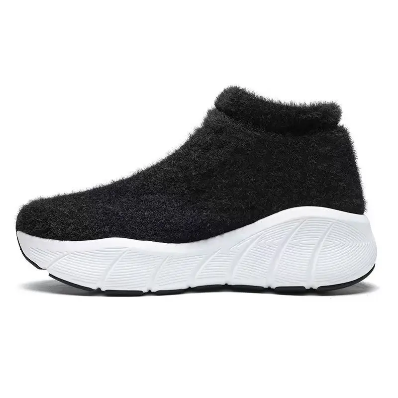 أحذية شتوية دافئة معزولة عالية الجودة مع حشوة مضافة مناسبة لكل من الرجال والنساء تتميز بجوارب خفيفة الوزن بنعل سميك 35-46 #6