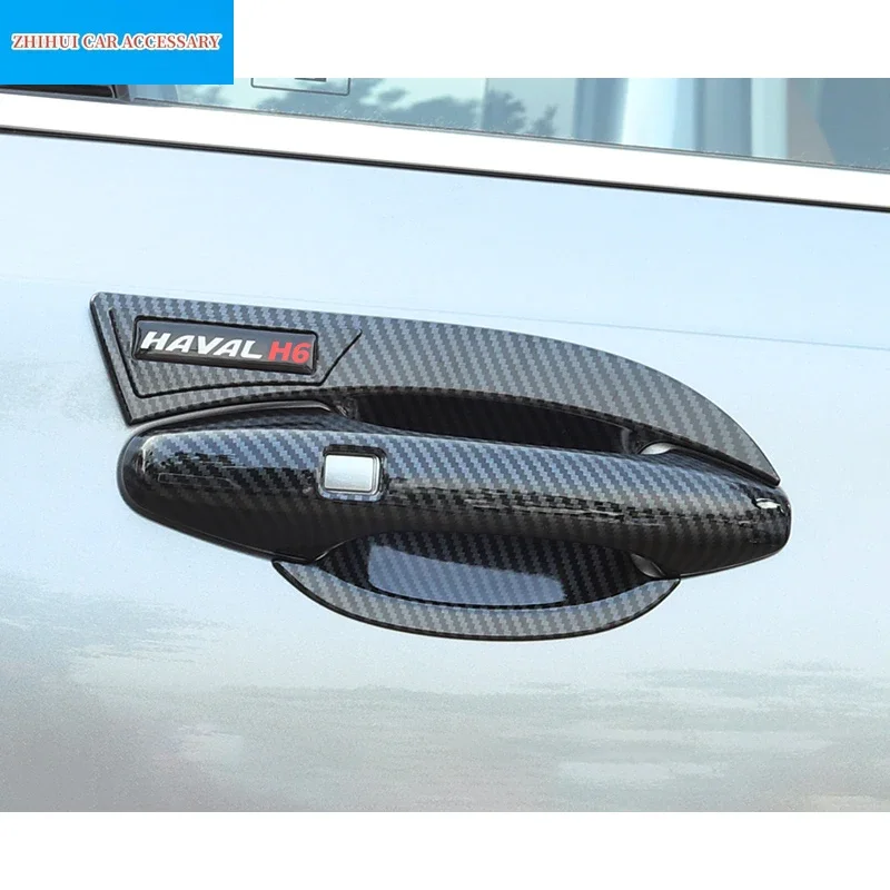 

Car Styling Door Handle Wrist Stickers For GWM Haval Hover H6 3th 2021 2022 ABS Decorations Protective Decal Auto Accessories