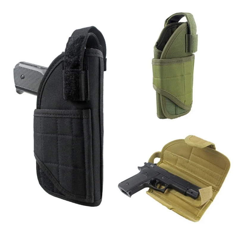 Tactical Pistol Holster Universal Belt Gun Holster with Mag Pouch for Right Hand Shooters for Pistol M9 1911 Glock 17 19 22 23