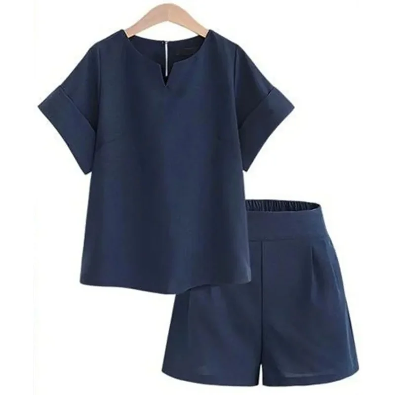 

Summer Suit 2024 New Sle Big Size Women's Cotton ort Pants Low Waist Design Hot S Faionable Ladies' Ensemble