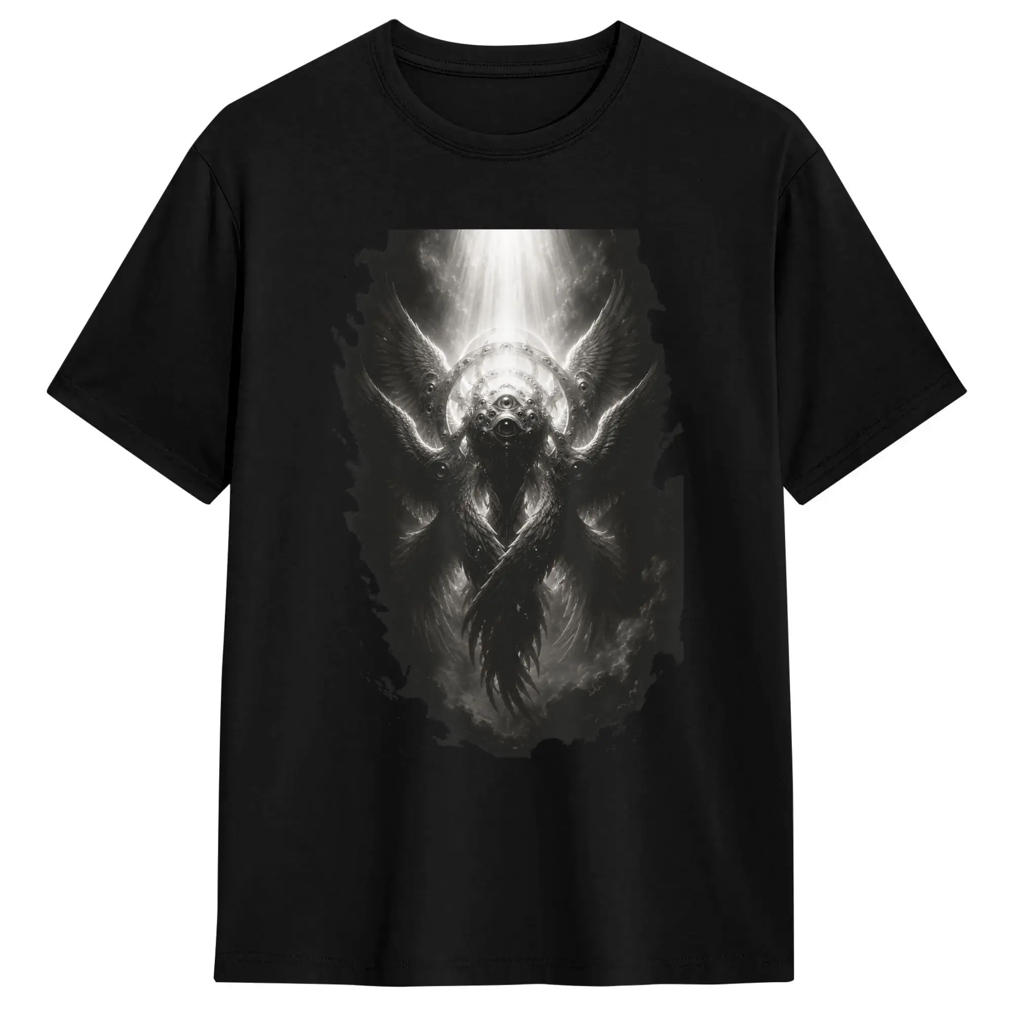 Biblically Accurate Angel Seraphim Ophanim Gothic T Shirt Summer  Harajuku T-Shirts Man 100 Cotton O Neck Oversize Clothing