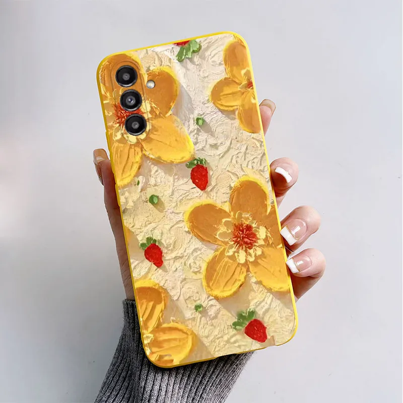 For Samsung Galaxy A35 5G Case Cover Samsung Galaxy A16 A35 A25 A15 A55 Funda Coque Soft Silicone Butterfly Case For Samsung A35