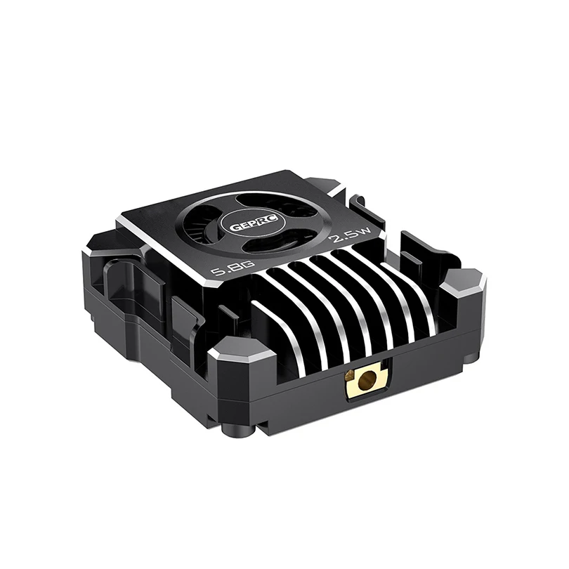 MATEN-5.8G 2.5W VTX PRO Aluminum Alloy Numerical Control Shell Auxiliary Heat Dissipation for RC FPV Racing Plane Accessory