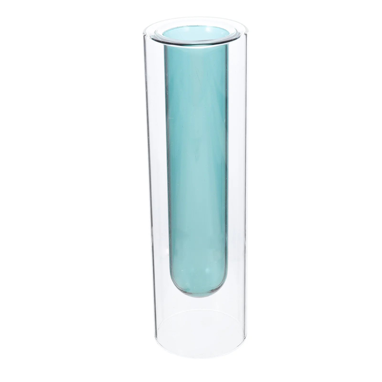 

Colorful Glass Vase Stylish Desktop Test Tube Plant Holder Premium Glass Material for Home Hotel Study Decoration Use