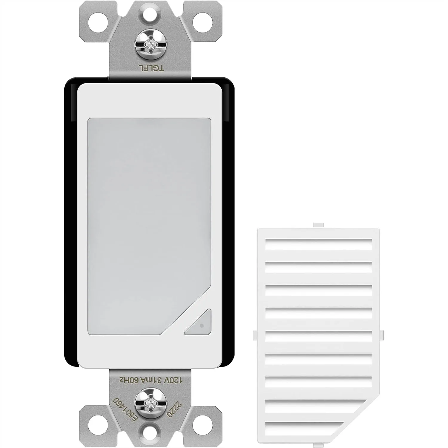 

Full Face LED Decorator Guide Light with Automatic Daylight Sensor, Night Light for Hallways & Bathrooms, 120VAC/15A, White