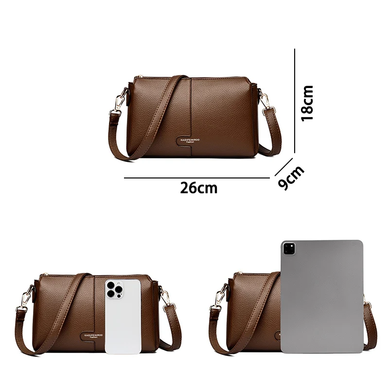 Ladies Hand Crossbody Bags For Women Leather Luxury Purses And Handbags Women Shoulder Bags Designer Bucket Sac image 2