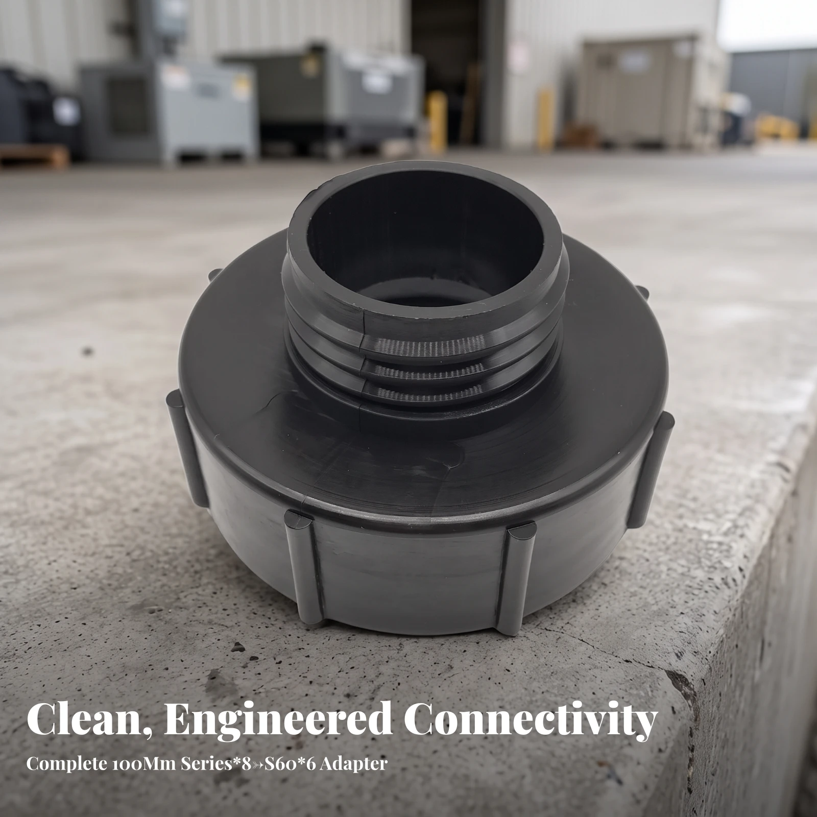 IBC Valve Adapter with Threaded Connector Plastic IBC Tote Tank Adapter Sturdy Rugged for Liquid Transfer, Container Plumbing view 4