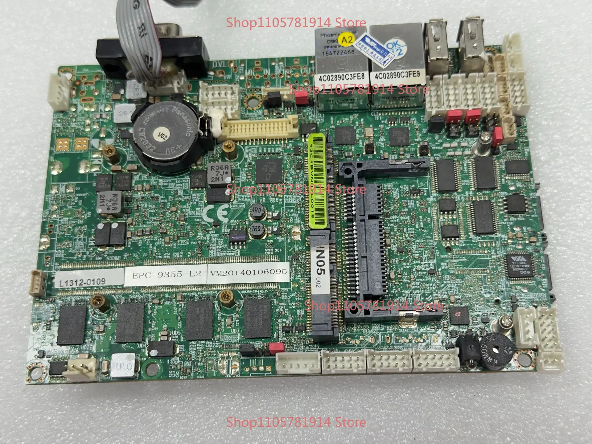 For EPC-9355-L2 VM20140106027 Industrial Control Main Board Dual Network Port L1312-0109