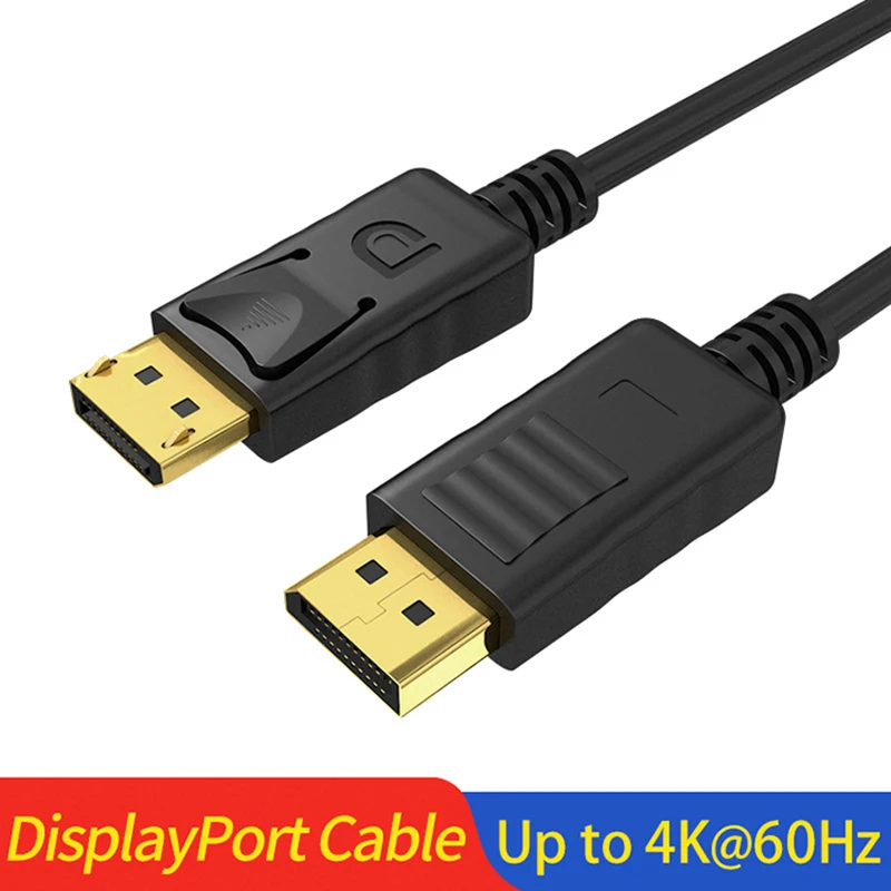 

3D Video Displayport Cable 3m 5m DP To DP Cable 4K 60Hz 1m 2m Audio Cable Display Port 1.2 for TV Box Laptop PC Projector Cord