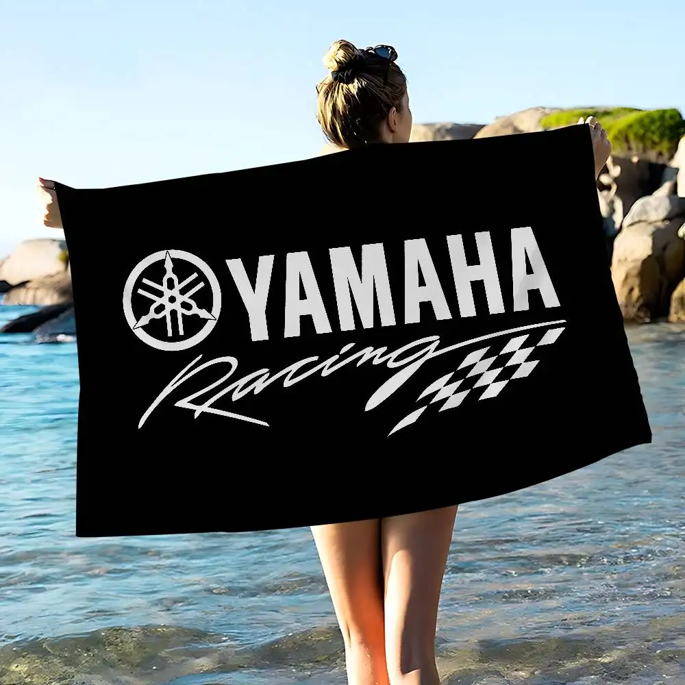 Exhaust brand Y-Yamaha Fashion Beach Towel Colorful Bath Towels for Girl Microfiber Quick Dry Custom Sand Free Beach Yoga Spa