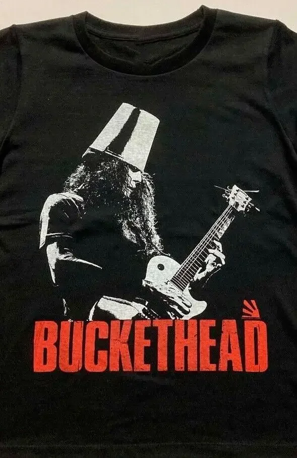 Vtg Buckethead Concert Tour Heavy Cotton Black Full Size Unisex Shirt S-3XL