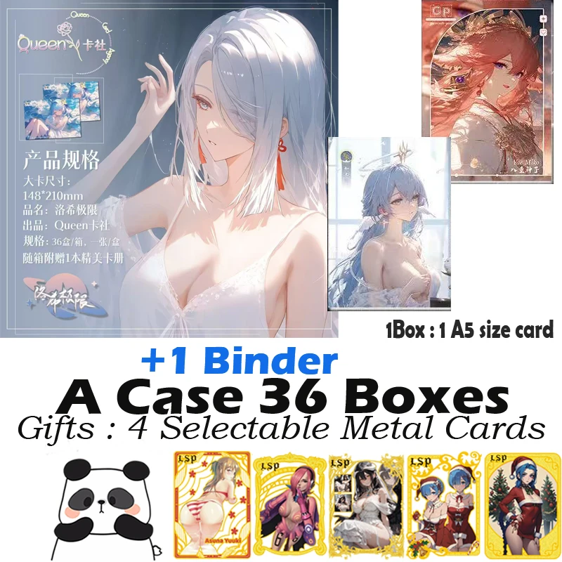 

Новая карта размера Богини A5 ROCHE LIMIT Hobby Waifu Spicy Board Doujin Booster Box, коллекция аниме, карты, игрушки, подарки