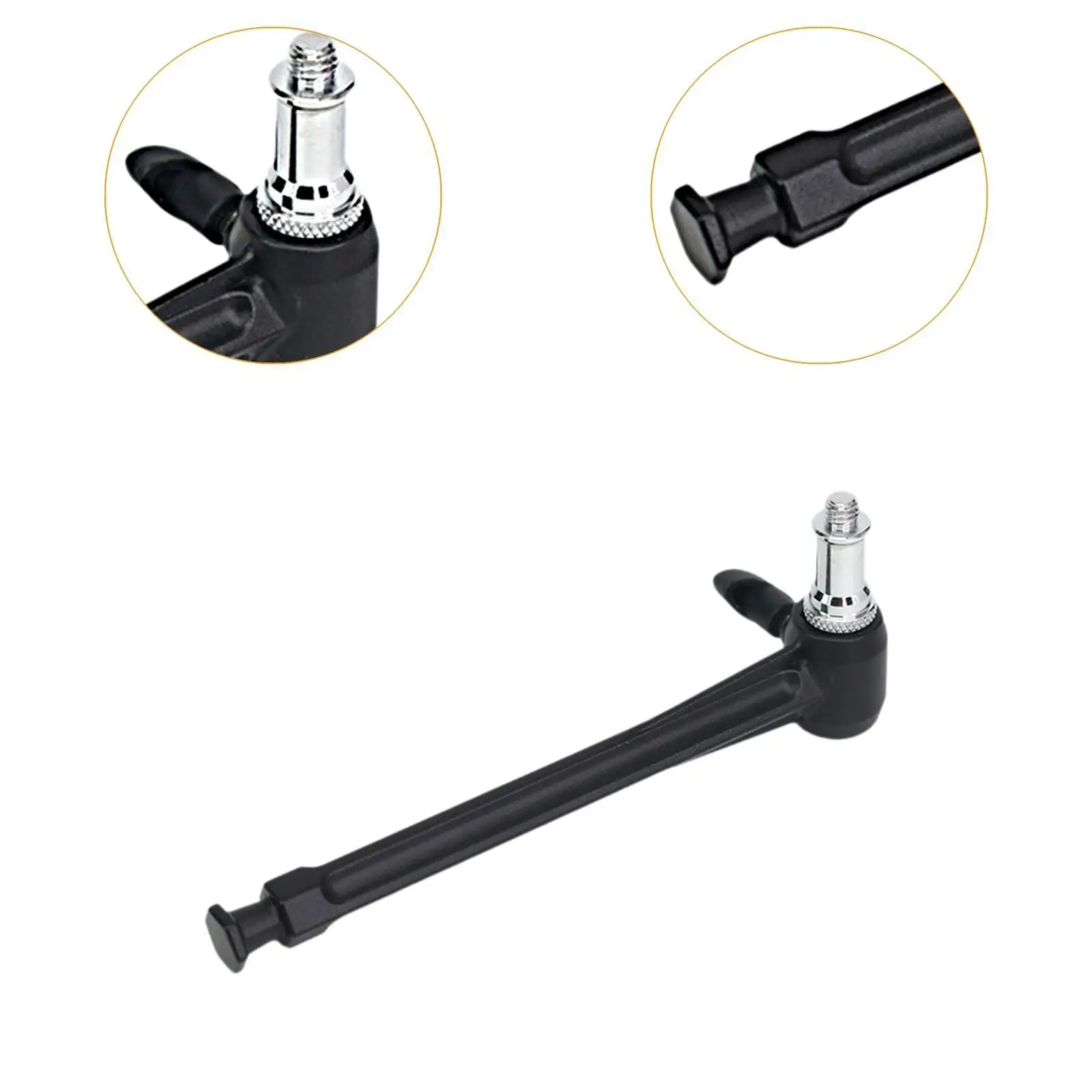 قضيب تمديد التصوير الفوتوغرافي Gimbal تمديد القطب مستقر قابل لإعادة الاستخدام سبائك الألومنيوم المحمولة العملي سهل الاستخدام قضيب موصل #5