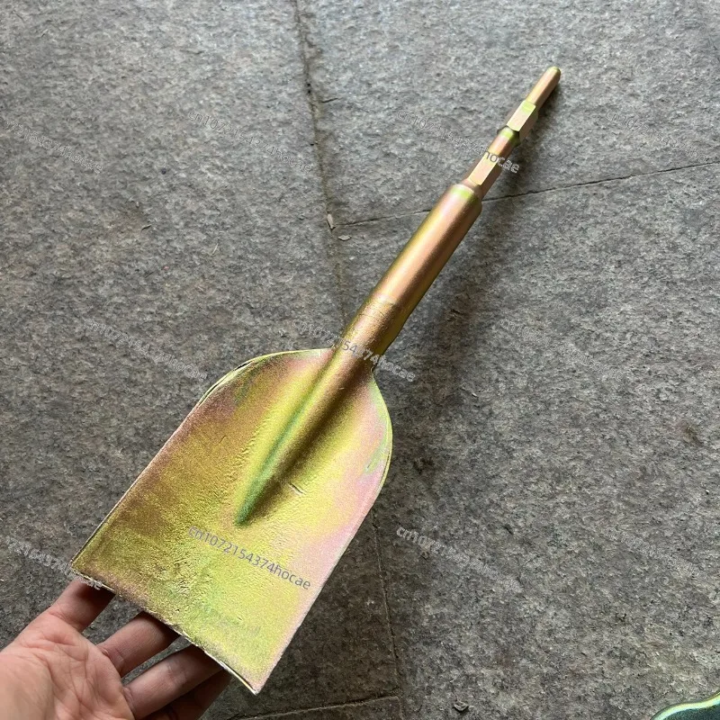 Small electric pickaxe to dig trees dig trenches and remove seedlings 6 angle wide flat chisel Alloy steel diamond shovel