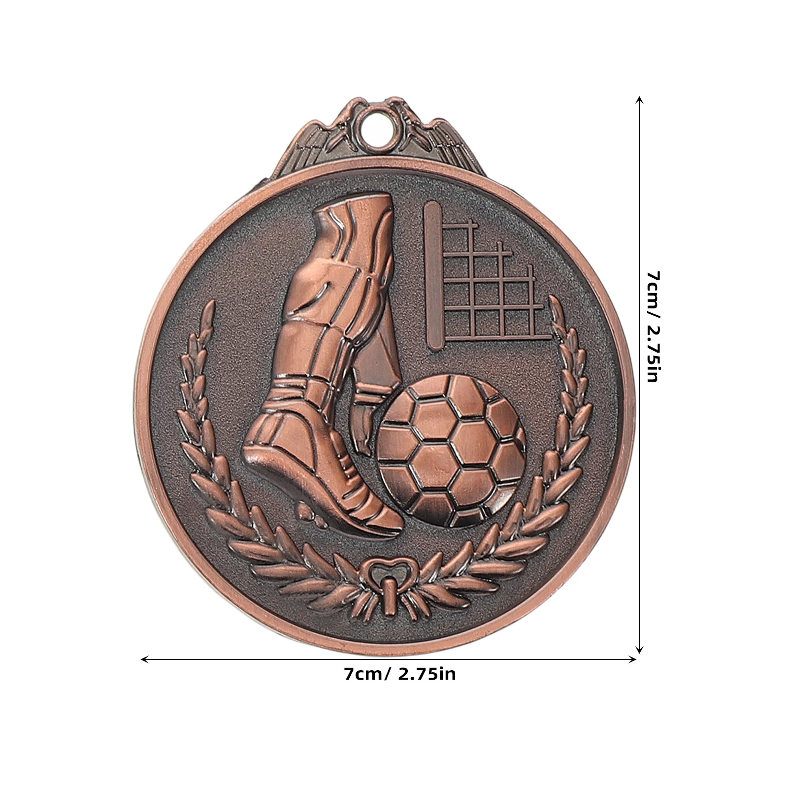 3 قطعة سبائك الزنك الميداليات الذهبية كرة القدم جوائز كرة القدم الفائزين الكأس جائزة رياضية المنافسة مكافأة ميداليات الكأس #5