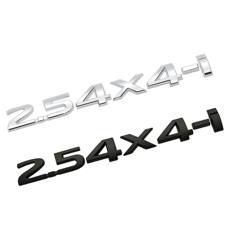 2.5 4X4-i Logo Car Rear Trunk Emblem Sticker for Nissan X-trail Almera Sylphy Altima Sentra Qashqai Accessories