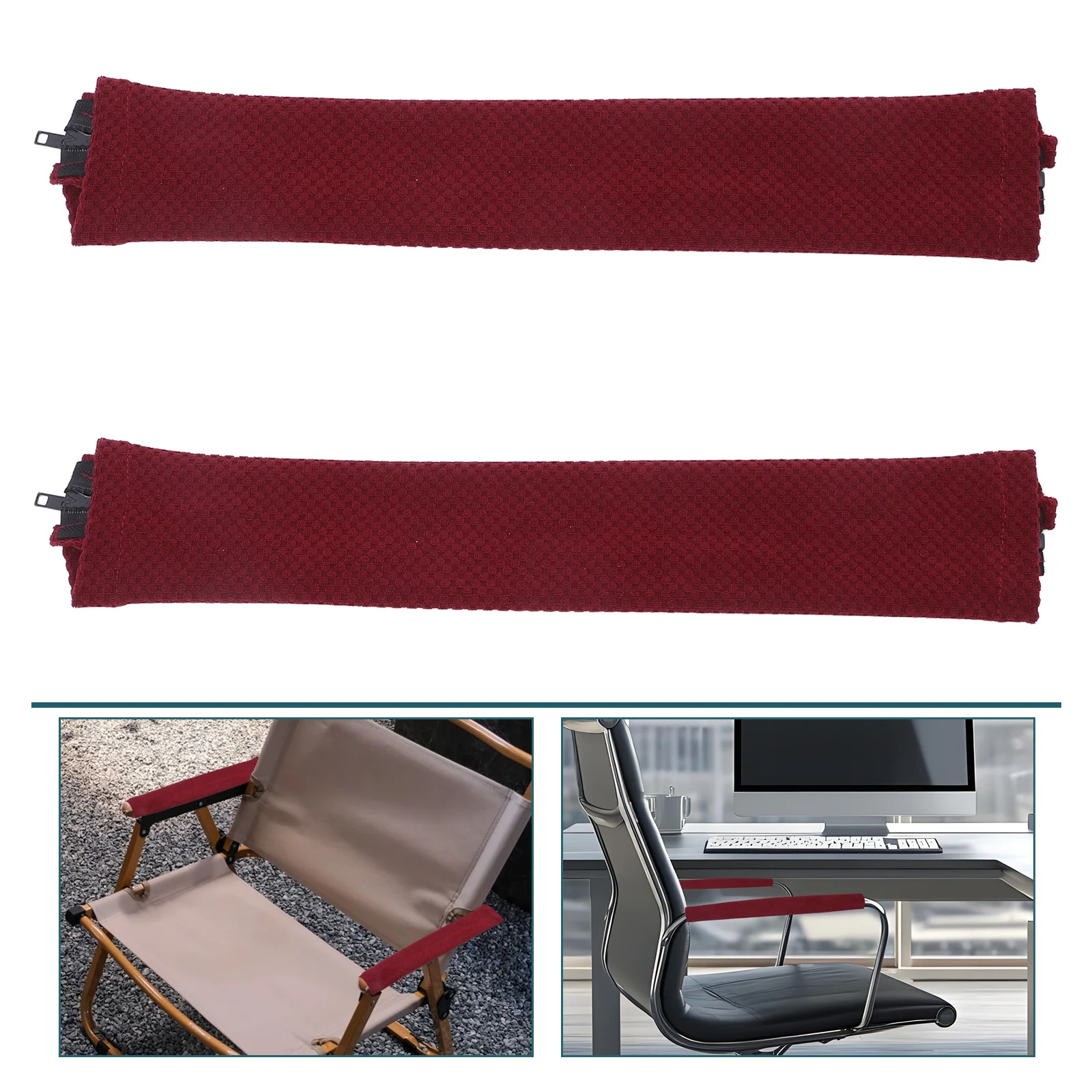 

2 Pairs Computer Chair Arm Sleeve Protector Armrest Cover Elastic for Home Use Office