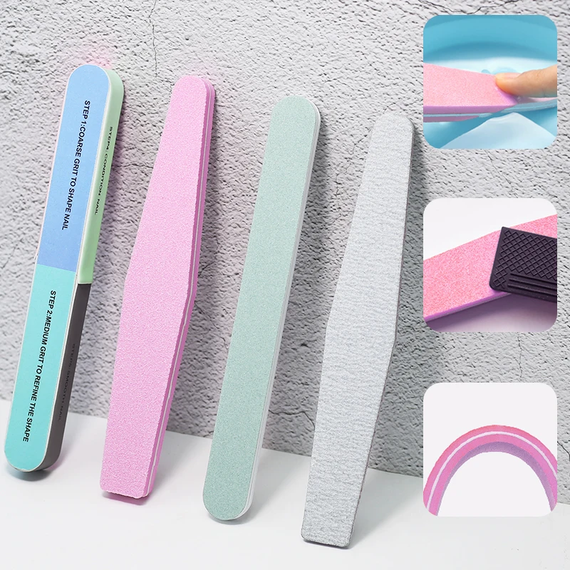 

Double Sided Nail Art File Buffer Manicure Tool Sponges Double Sides DIY Personal Polishing Strip Nail Care Accessories and Tool