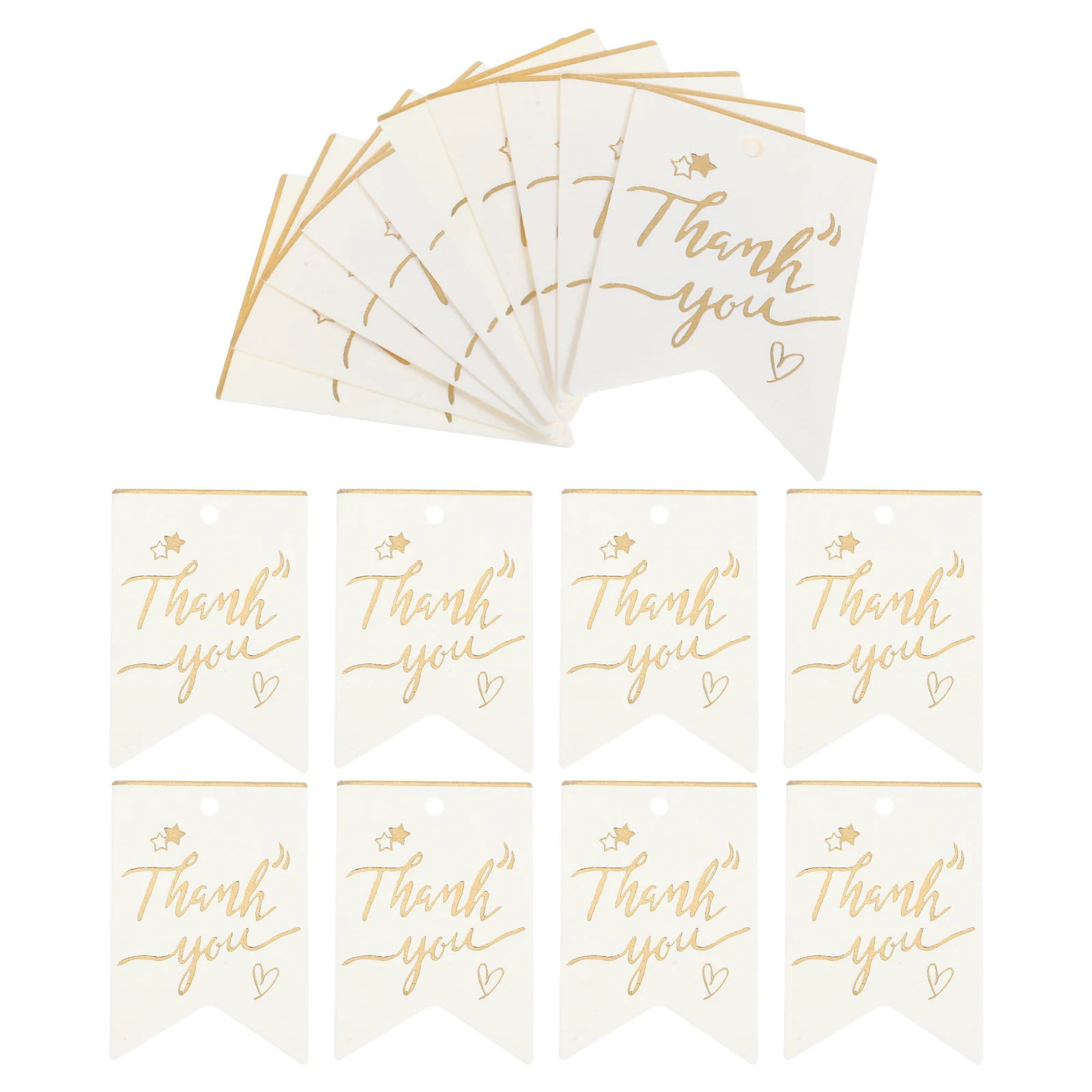 

100 Pcs Round Gift Wrapping Tag Baby Thank You Birthday Tags Paper Delight Decorative Labels