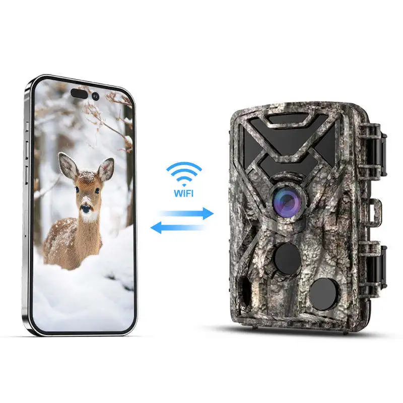 

WIFI Wireless Hunting Cmera DL11T2 Animal Srveilance amera 1080P Video IR 940nm Trail Cmera 48MP Photo Waterproof IP65