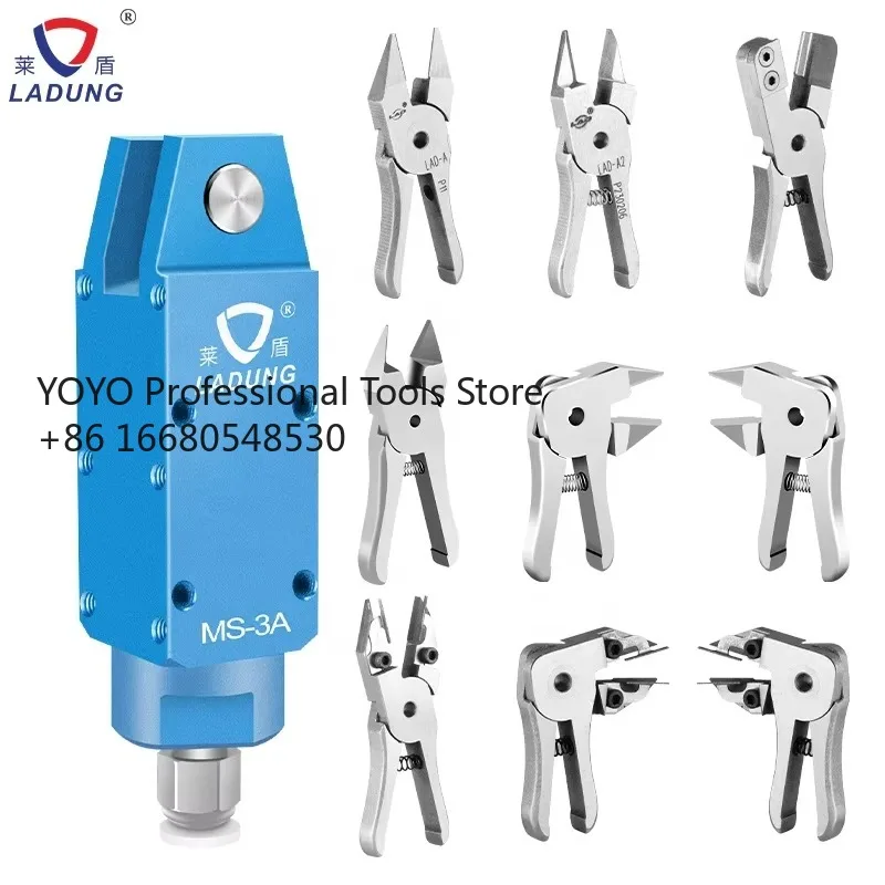 

2KU Air Nipper MS-3A Pneumatic Cutting Pliers with Alufer & Special Alloy Steel for Cutting Metal Wire (Copper Iron)