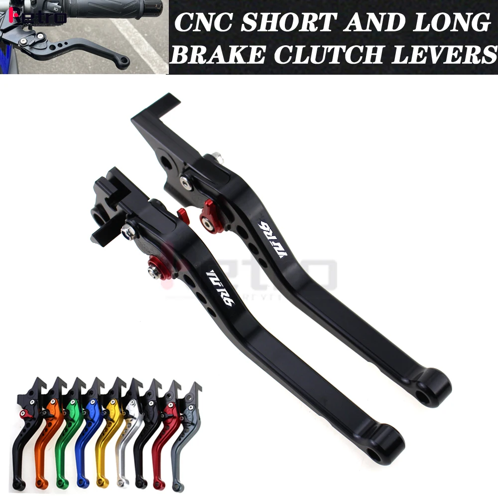 

For YAMAHA YZF R6 1999-2004 Motorcycle Accessories Long / Short Handles Brake Clutch Levers