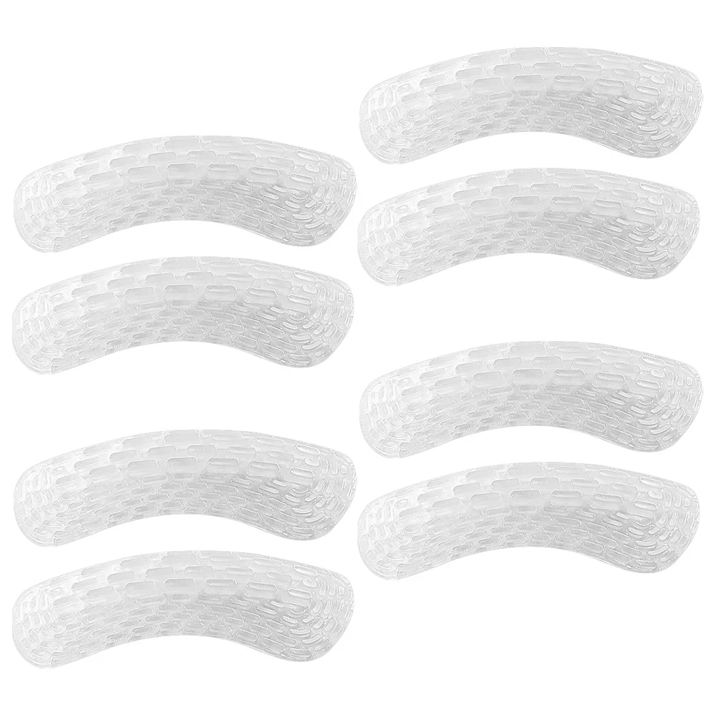 8pcs Anti-Dropping Sticker Durable Wear-Resistant Pads For High Heels Self-Adhesive Heel Liners Non-Slip Foot Protector Heel