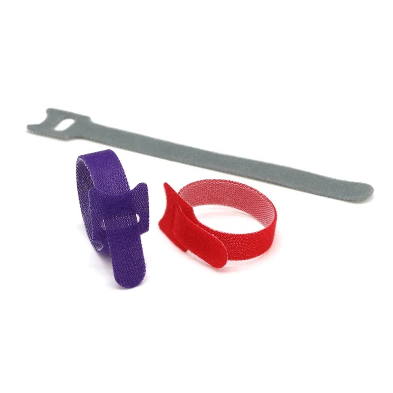 50/100/200pcs Releasable Cable Ties 150~300mm Plastics Fastening Reusable Cable tie Straps Nylon Wrap Zip Bundle Bandage Tie
