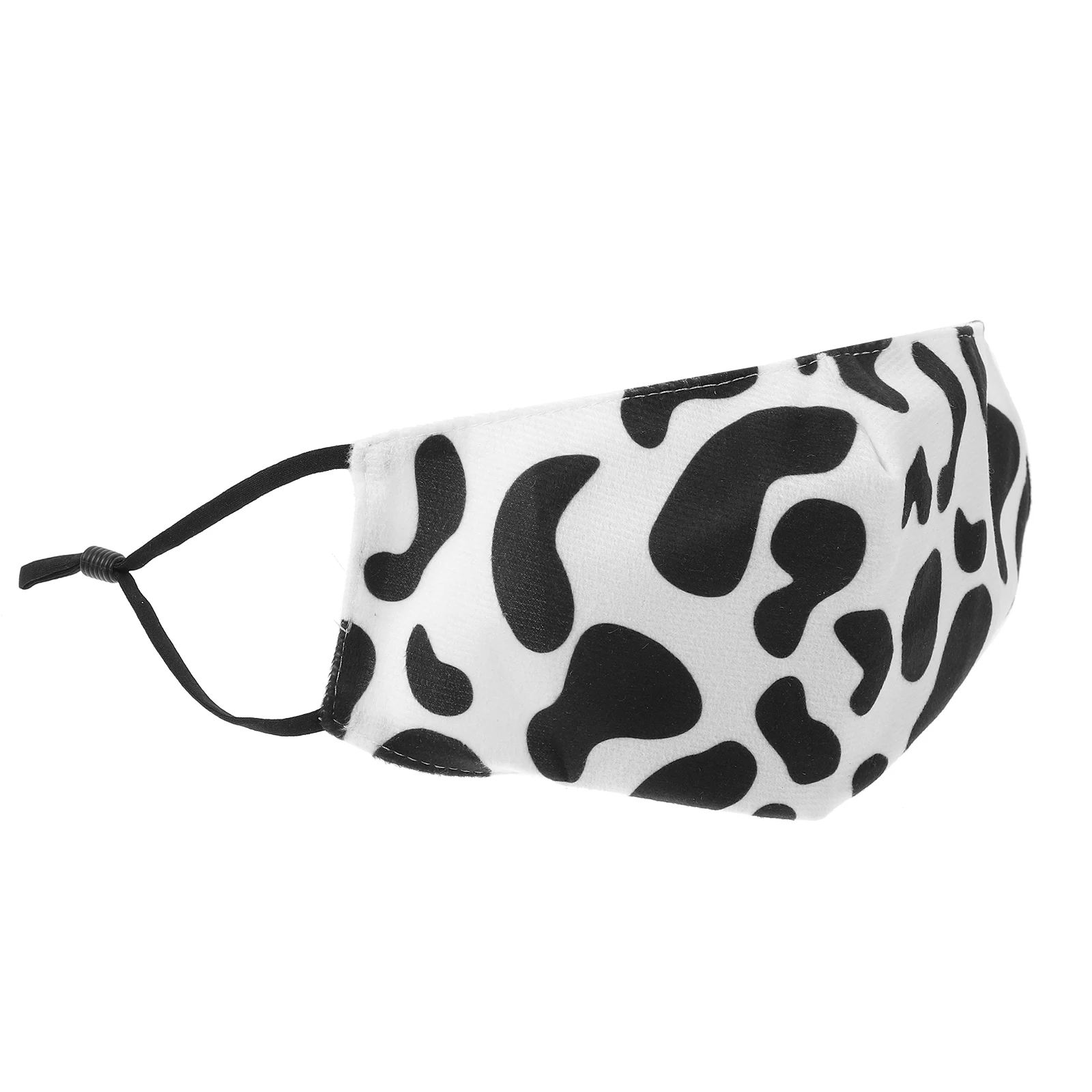 

Cow Pattern Mask Protective Breathable Cotton Face Cover Anti Dust Pollen Fumes Adult Use Low Resistance Comfortable Mouth Mask