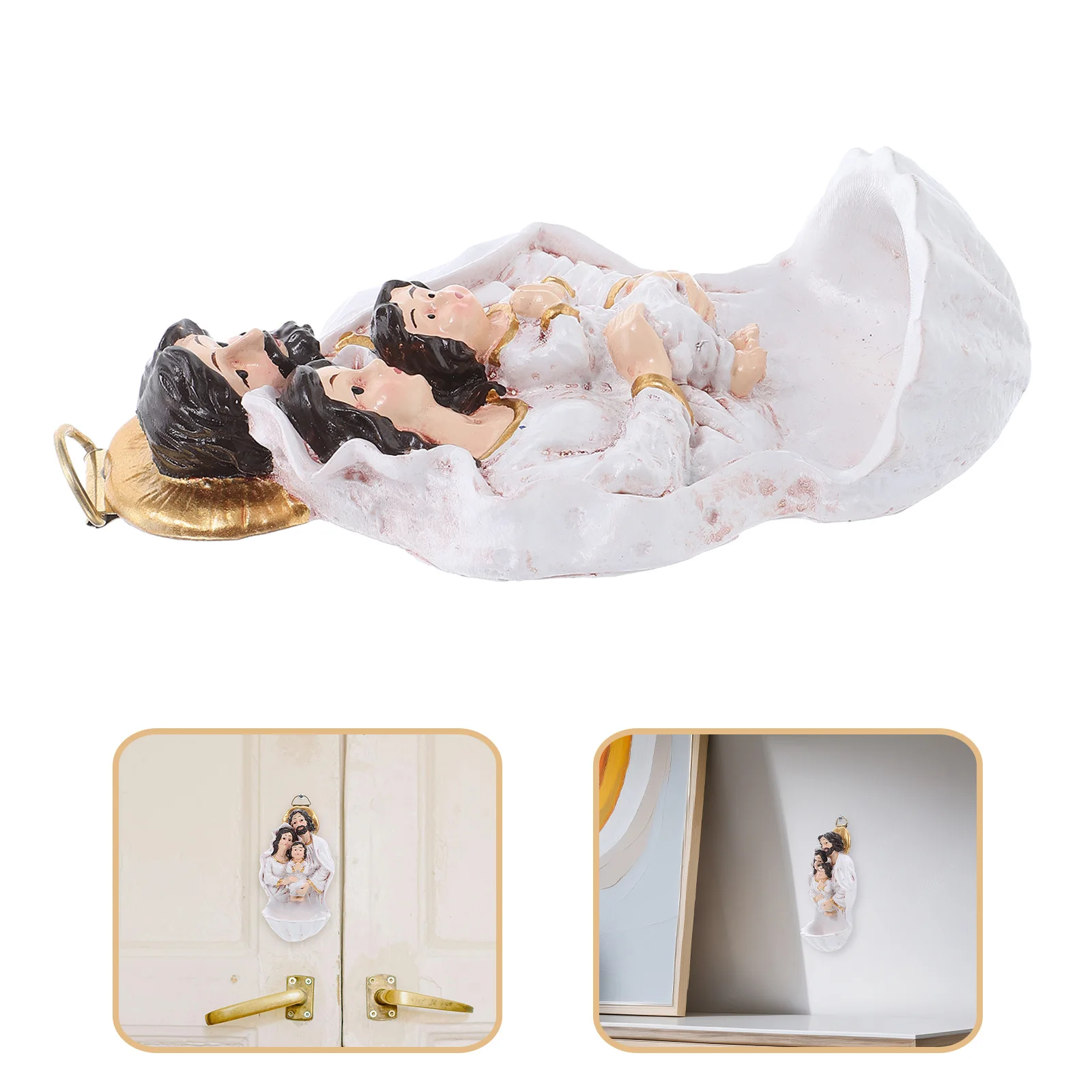 

Jesus Statue Biblical Nativity Pendant Baptism Decor Catholic Sculpture Home