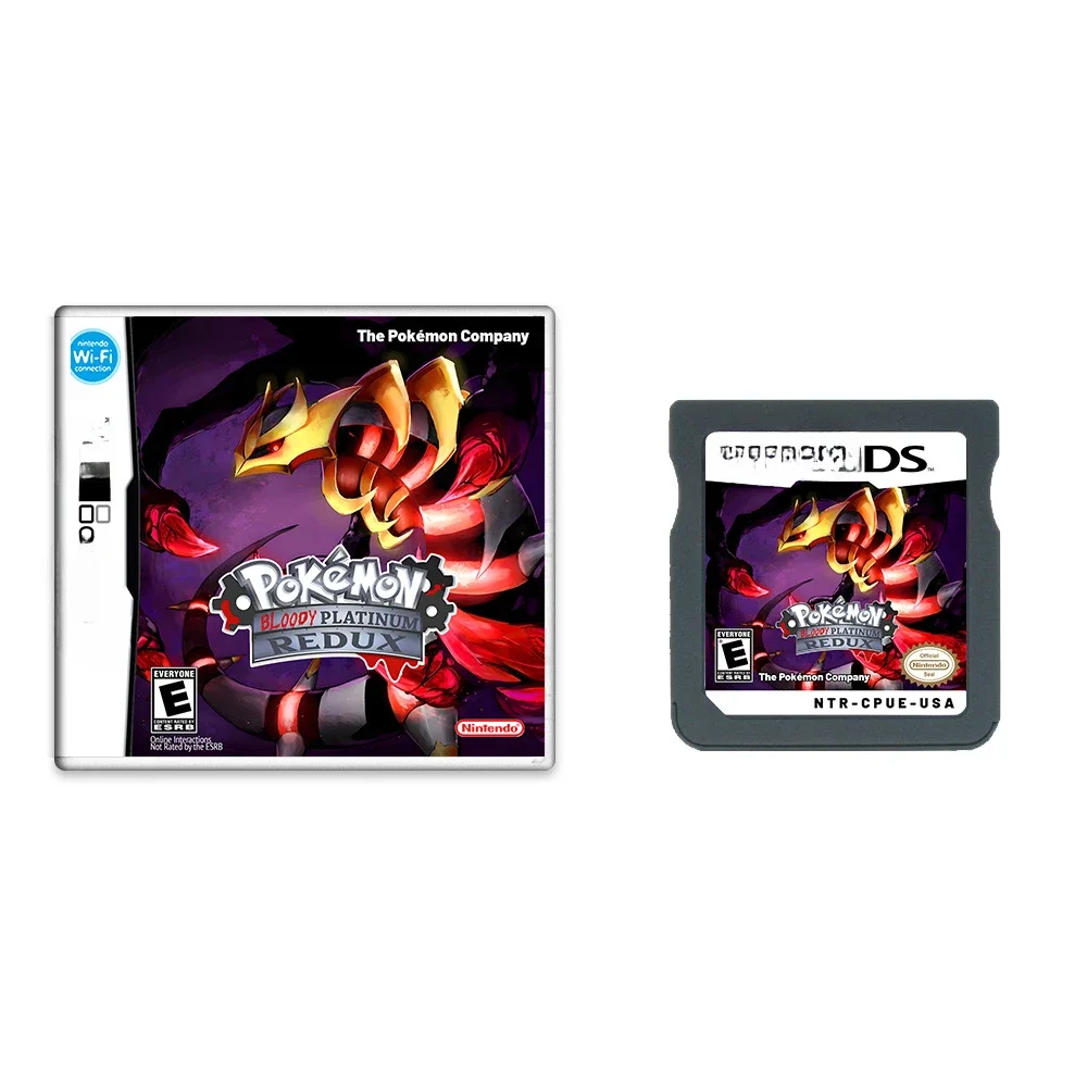 NDS Game Card Pokémon Blood Platinum Ultimate Edition Boxed US Version English New Work