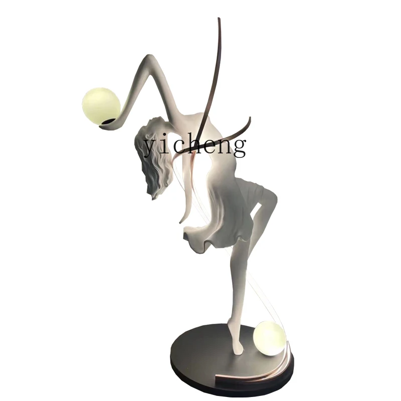 

Tqh Modern Creative Sculpture Dancer Exhibition Hall Lobby Body Decoration Art Decoration