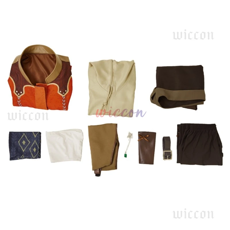 لعبة ألما مونستر هنتر ألما أزياء تنكرية مقود مدبب ألما معطف السراويل مجموعة كاملة أزياء الهالوين للنساء