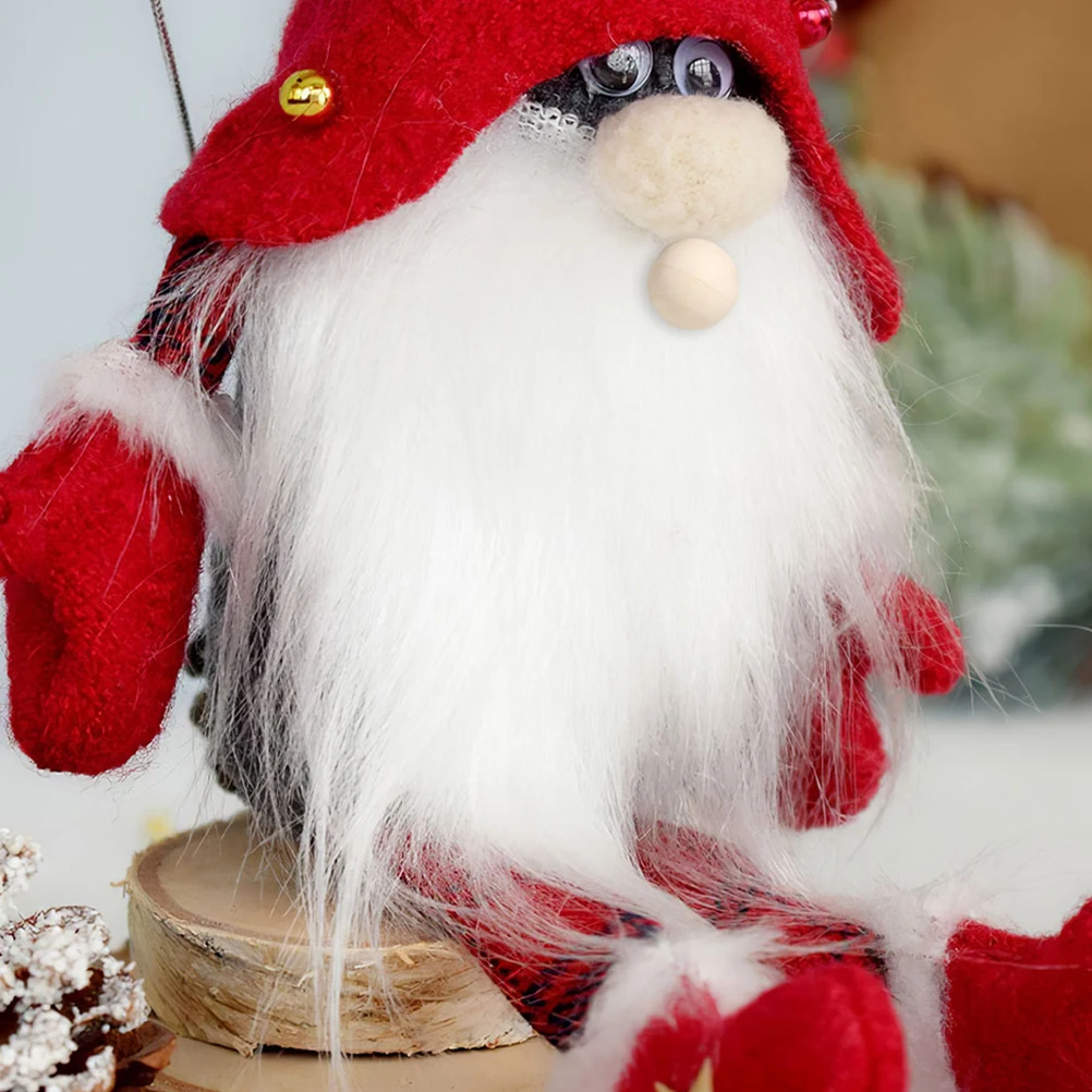 

24Sets Gnome Beard Nose Craft Supplies Precut Fake Beards Wooden Balls DIY Gnome Making Materials DIY Fake Beards