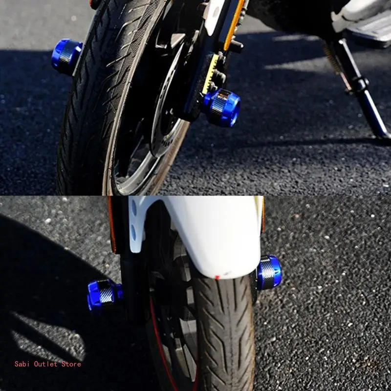 2x Universal Motorcycle Falling Protector Explosion-proof Front Fork Cups Slider