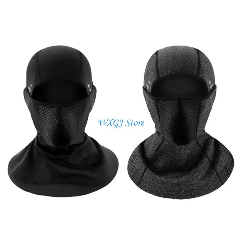 37JE واقي للرأس والرقبة متعدد الاستخدامات مع تفاصيل عاكسة للضوء، أغطية رأس مريحة قابلة للتنفس للرؤية الليلية أثناء القيادة #3