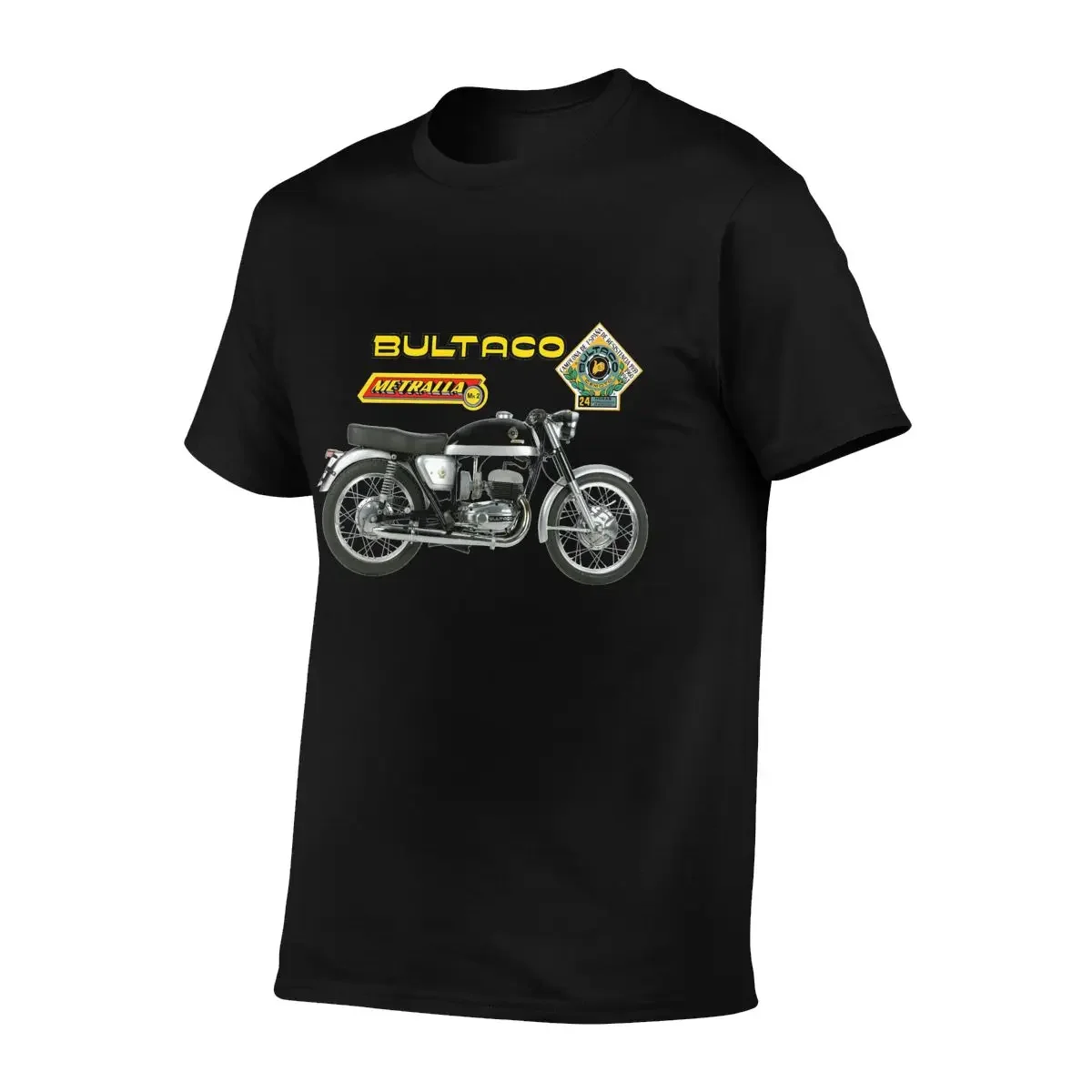 Bultaco Metralla Mk2 Motorcycle 01 T-shirt Tee Shirt Cute Cotton Splicing Hot Deals