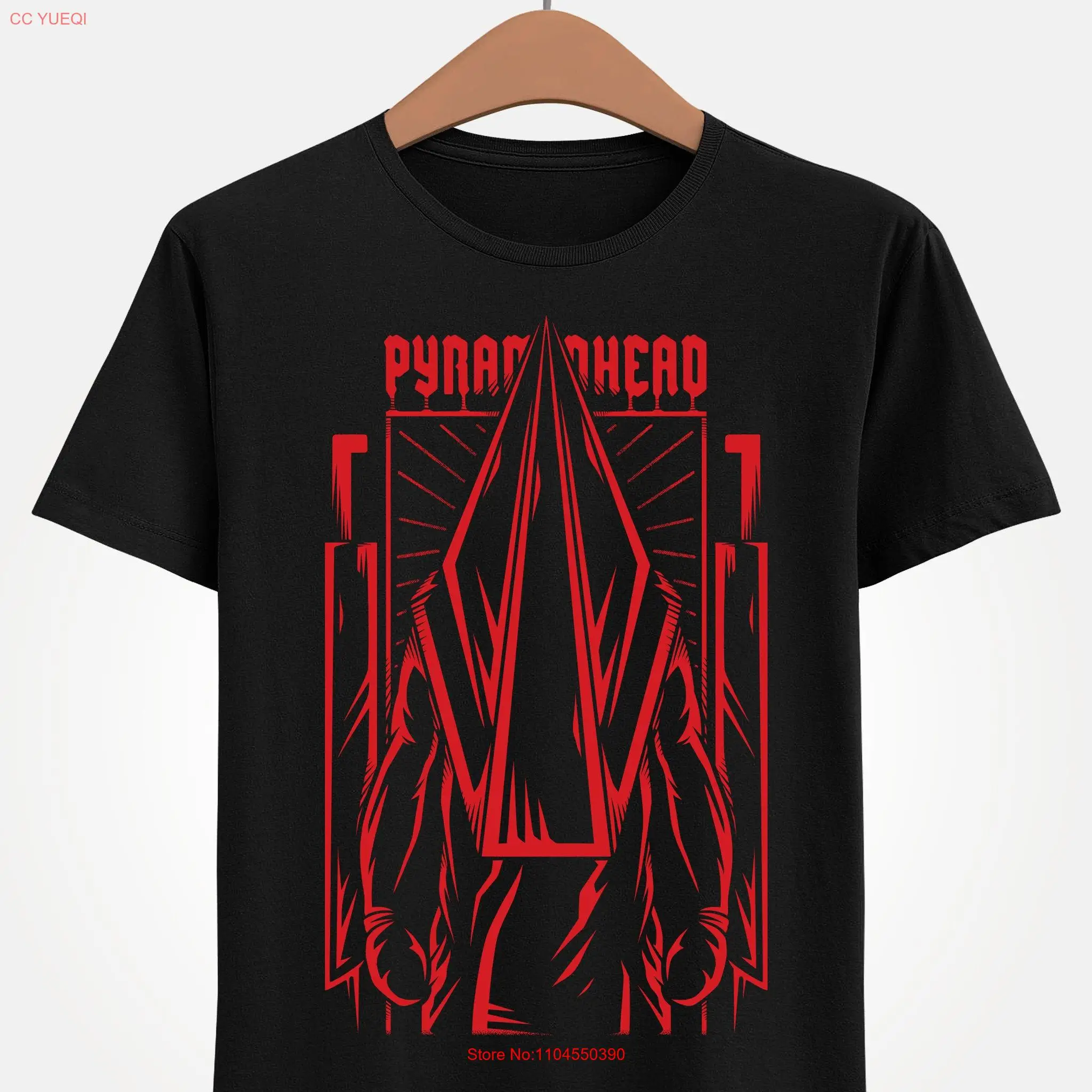 Das Henker-T-Shirt SH2 Pyramid Head Red Thing Butcher Great Knife Survival Horror Videospiel Gamer