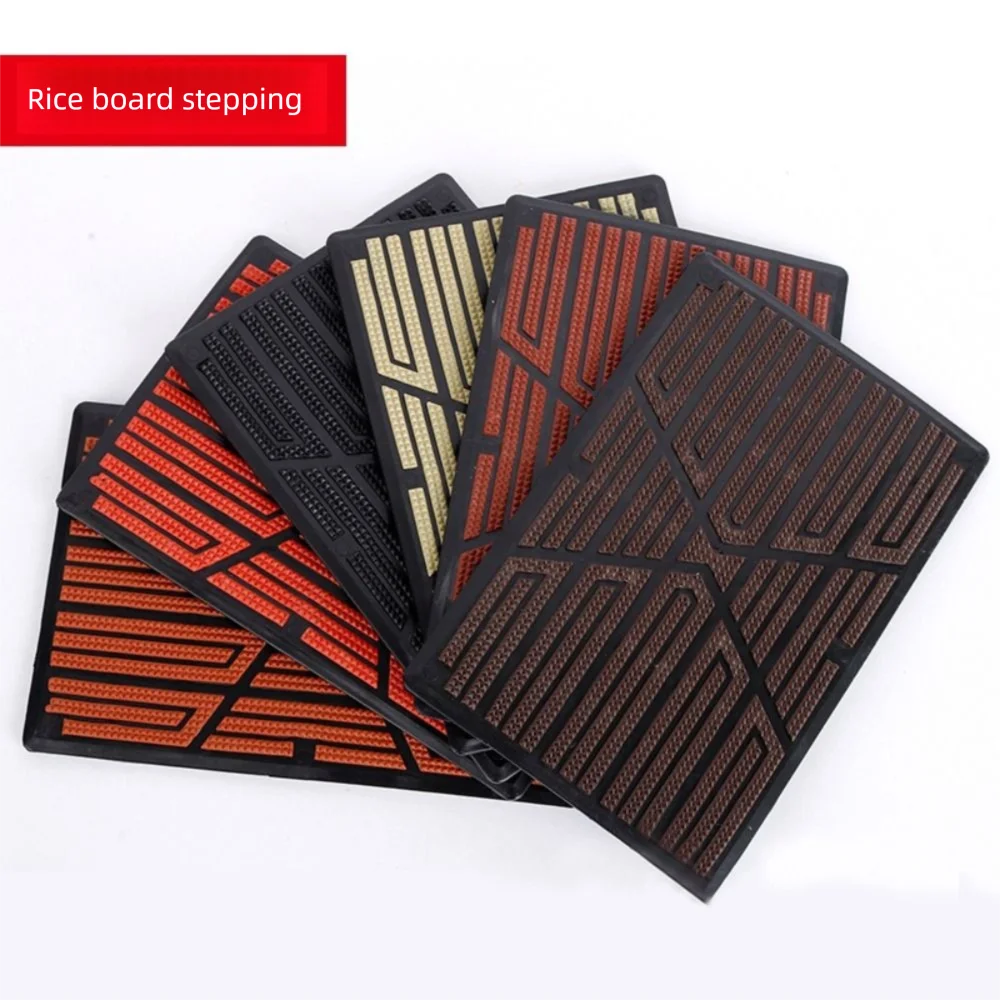 

New PVC Car Foot Carpet Pad 23x15cm Universal Patch Cover Mat Non-slip Heel Mat Car Interior