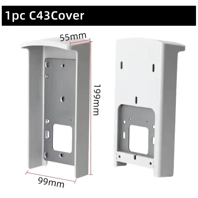 4.3" inch Sun Shell 4.3 Rainproof Cover Access Control Keypad Waterproof Case Plastic Rain Protector Protection Doorbell Reader