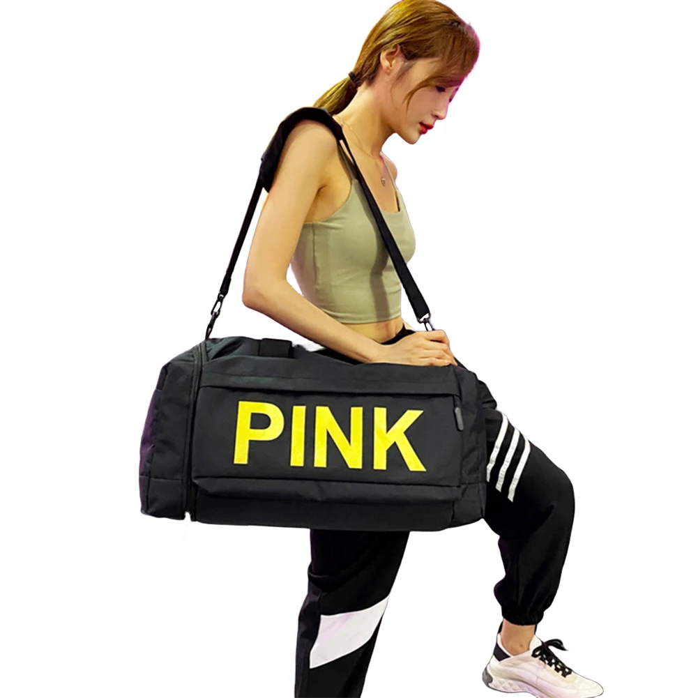 Gym Bag with Shoes Compartment and Adjustable Strap Sports Bag Overnight Bag for Women and Men for Travel Workout Sport