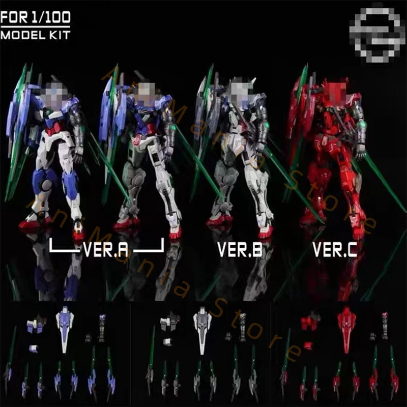 재고 있음 Xuxin 모델 Mg GN-001 Astraea R4 Riv Sword Blade 수정 고품질 조립 모델 키트 어린이를위한 장난감 컬렉션