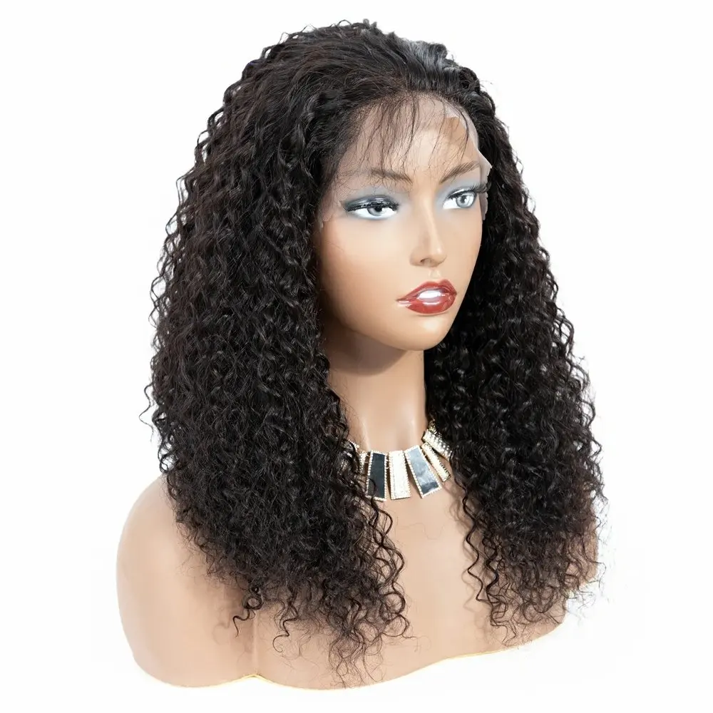 Rosabeauty 13x4 HD Deep Wave Lace Front Human Hair Wigs 250 Density 5X5 Preplucked Glueless Ready To Go Curly Wig 40 Inches