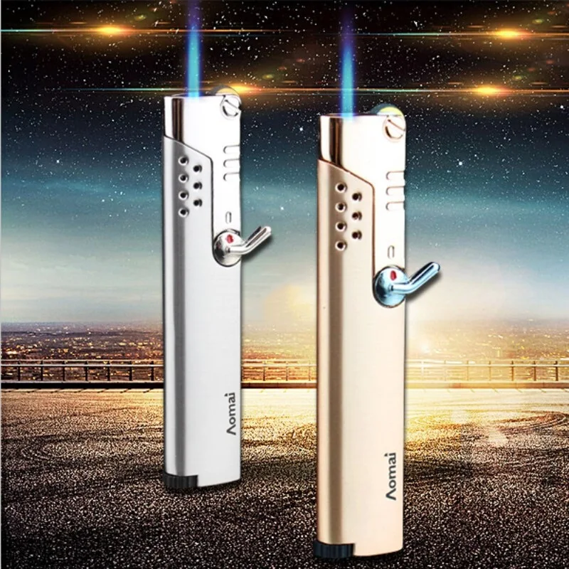 

2025 Creative Metal Turbine Butane Gas Windproof Grinding Wheel Lighter Cigarette Accessories Men and Women Gifts
